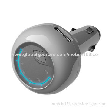 Dual USB In-car Charger for iPad/iPad 2/iPhone/iPod/Other Cell Phones, White